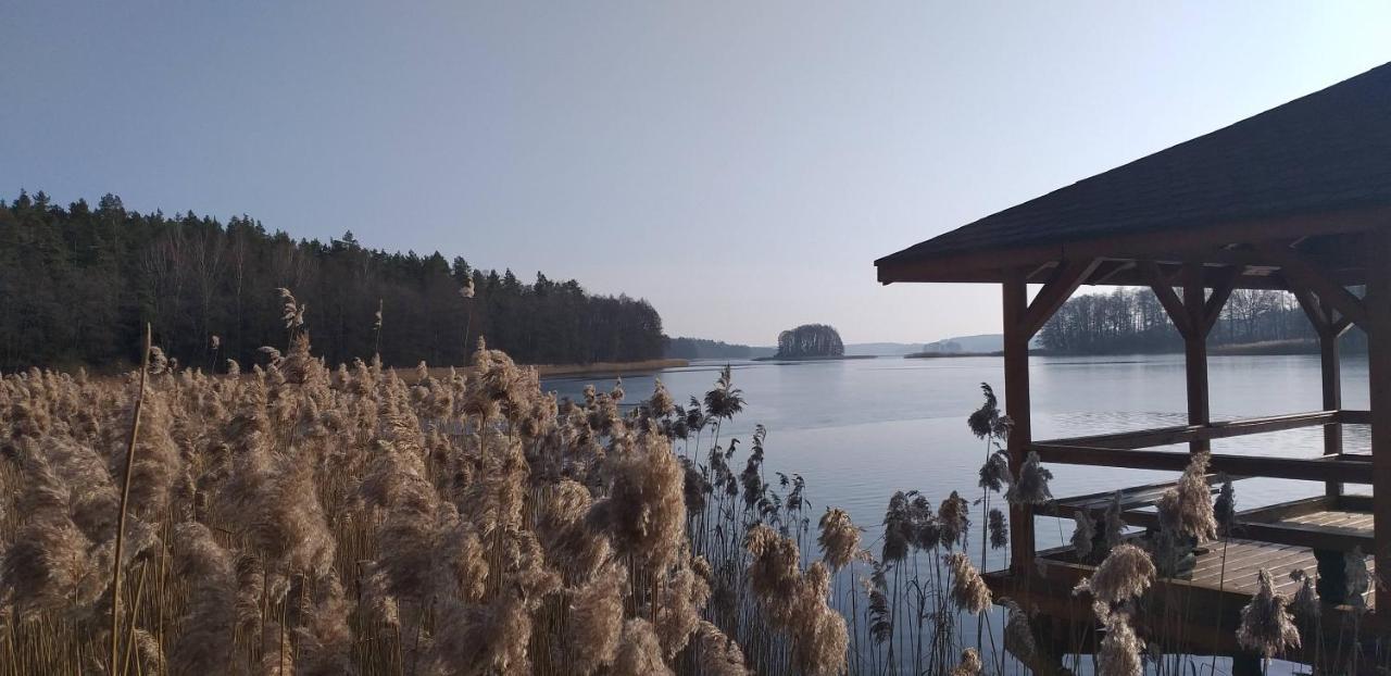 Mazury Domek Caloroczny Pelnik Gm Ostroda Jezioro Las 外观 照片